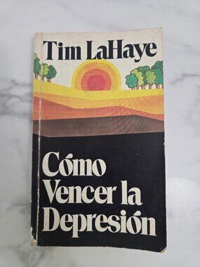 Como Vencer la Depresion Tim LaHaye Paperback Book Spanish Edition Vintage